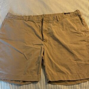 Polo Ralph Lauren Men's Khaki Tan Flat Front Shorts 46B